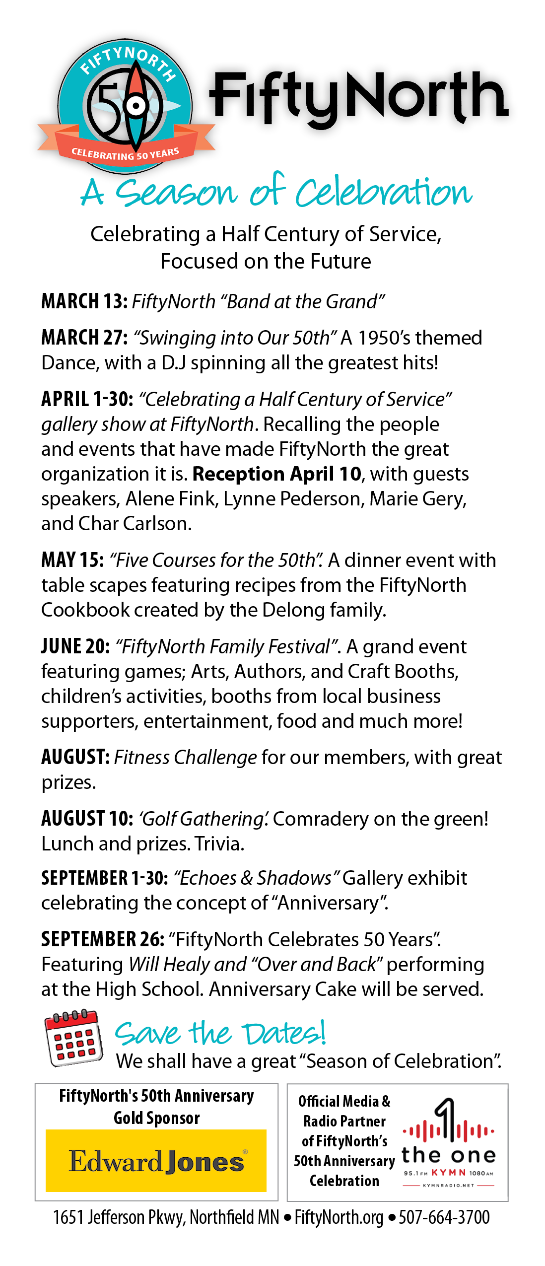 schedule of events