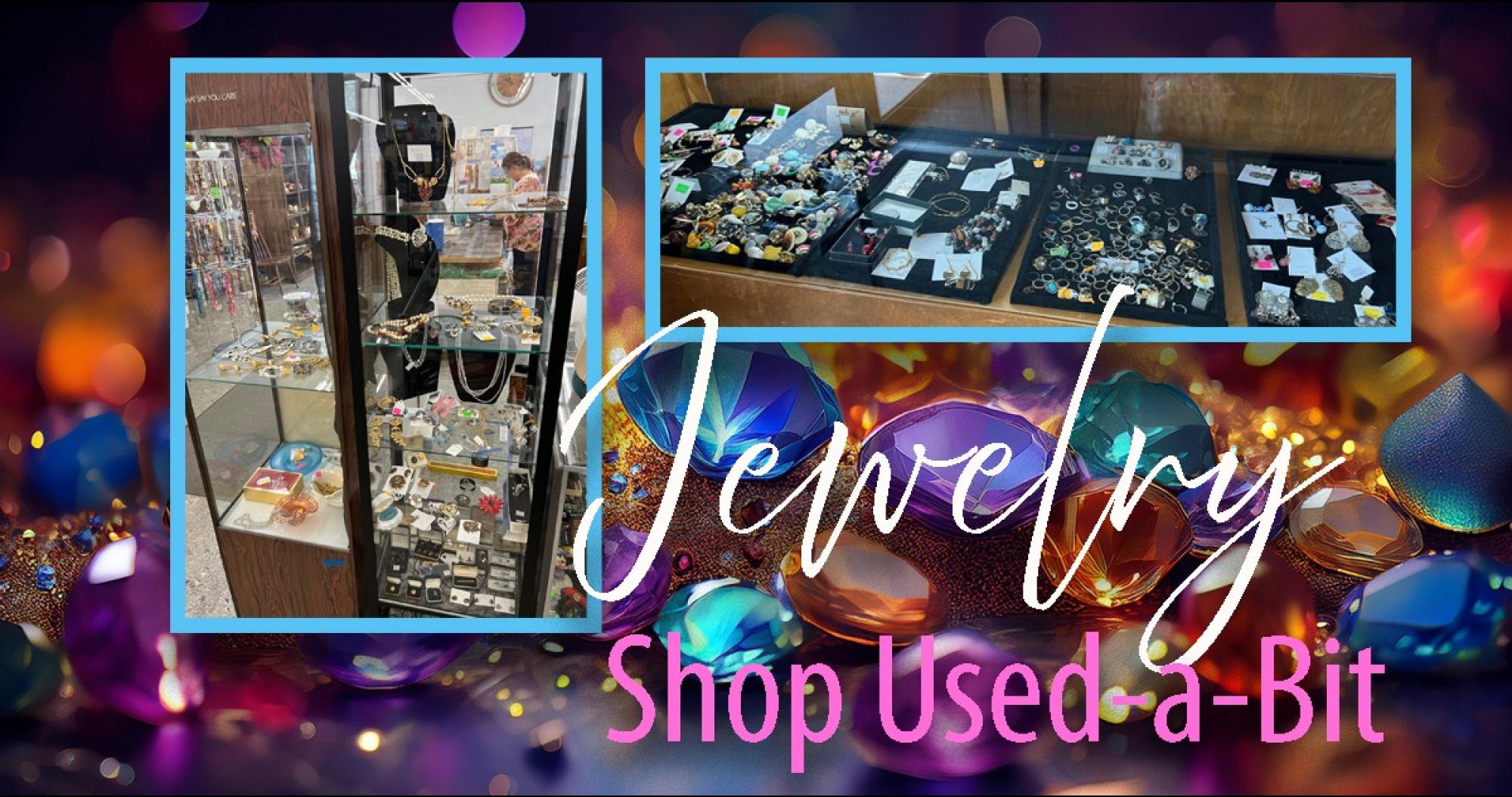 Samples of jewelry at the UAB Shoppe